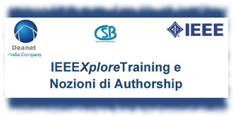 IEEEXploreTraining e Nozioni di Authorship - 6/11/2018