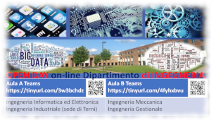 OPEN DAY on-line del Dipartimento di Ingegneria